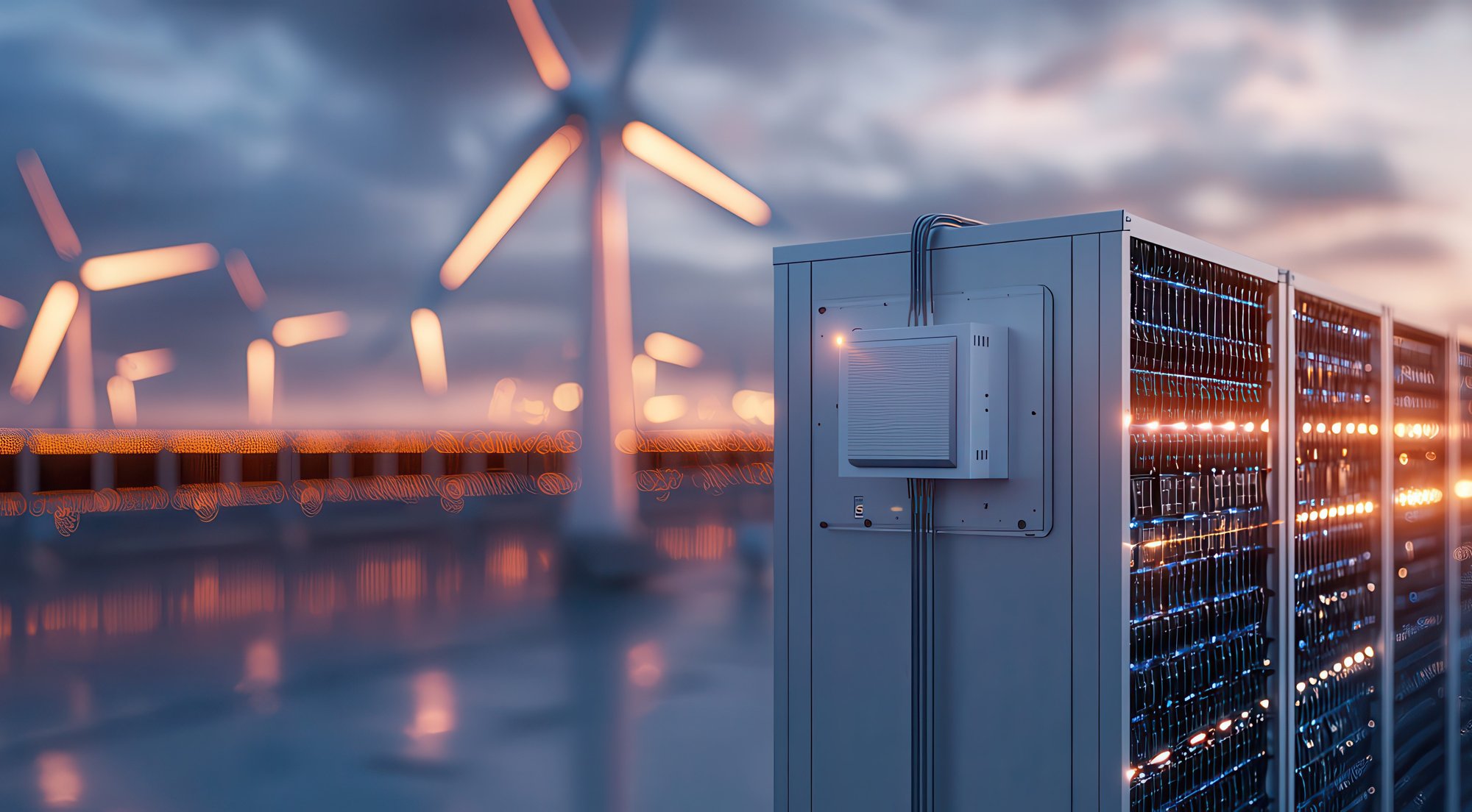 battery energy storage with wind turbines